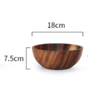 Acacia Wooden Bowl | Stylish & Durable Wooden Tableware for Any Setting