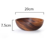 Acacia Wooden Bowl | Stylish & Durable Wooden Tableware for Any Setting