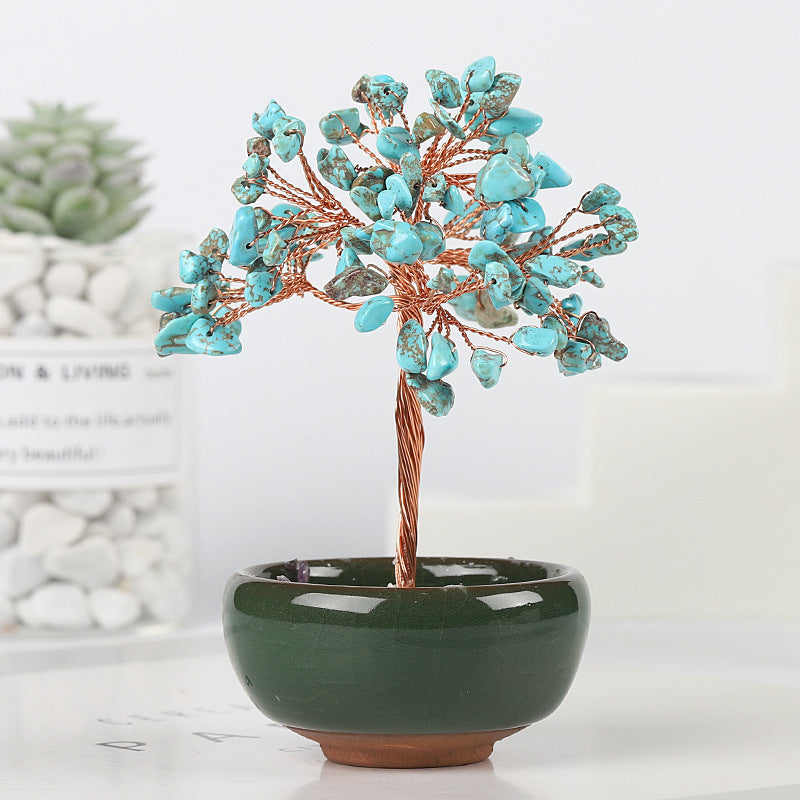 Natural Crystal Lucky Tree Fortune Tree Ornaments