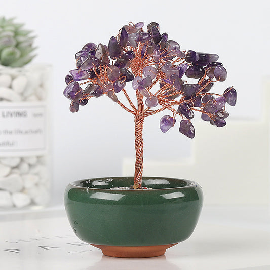 Natural Crystal Lucky Tree Fortune Tree Ornaments