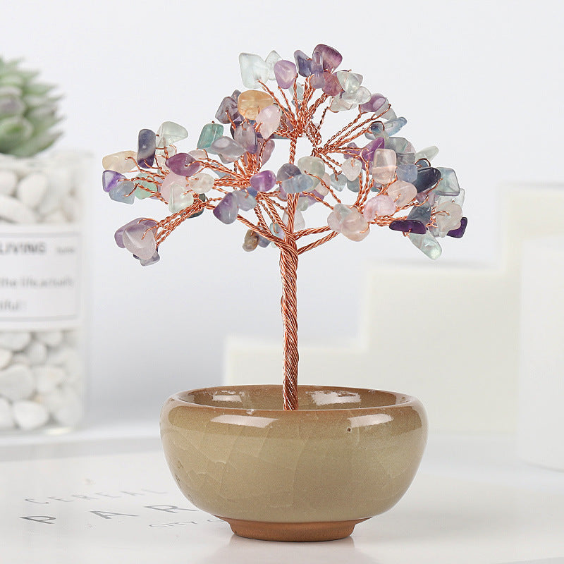 Natural Crystal Lucky Tree Fortune Tree Ornaments