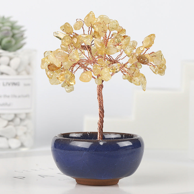 Natural Crystal Lucky Tree Fortune Tree Ornaments