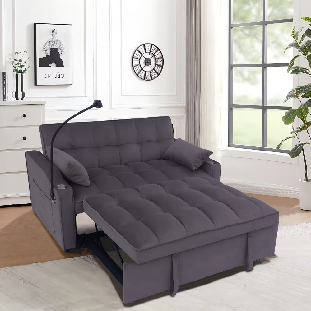 Velvet Two-seater Sofa