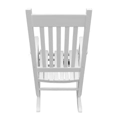 Wooden Porch Rocker Chair WHITE