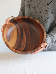 Acacia Wooden Bowl | Stylish & Durable Wooden Tableware for Any Setting