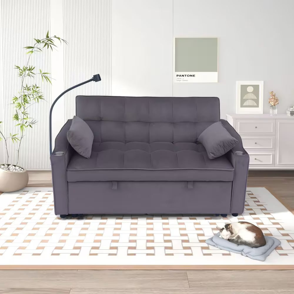 Velvet Two-seater Sofa