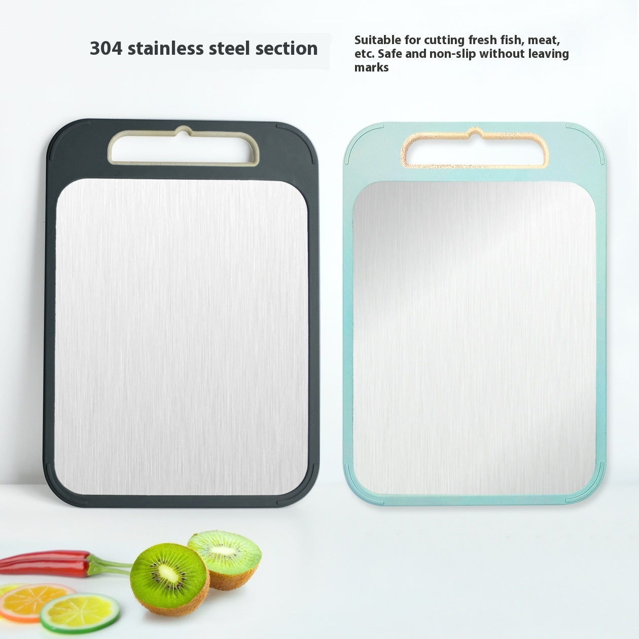 304 Stainless Steel Cutting Board Double-sided