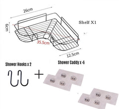 Punch-free Wall Bathroom Storage Rack