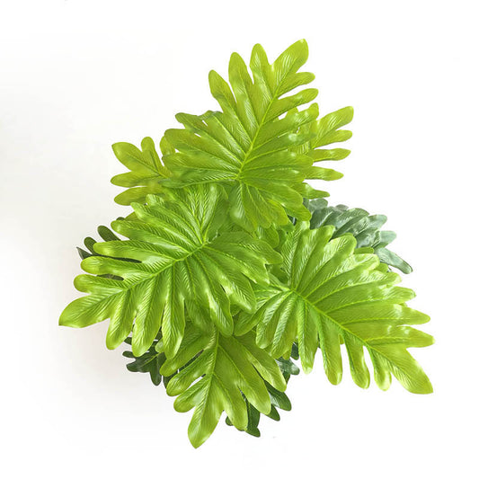 Simulation Of Iron Tree Palm Sky Anemone Leaves Plant Wall Decoration Accessories